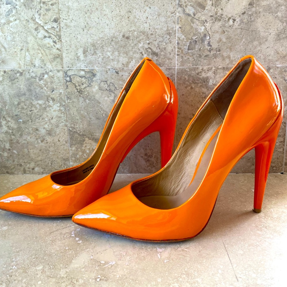 Orange L.A.M.B High Heels